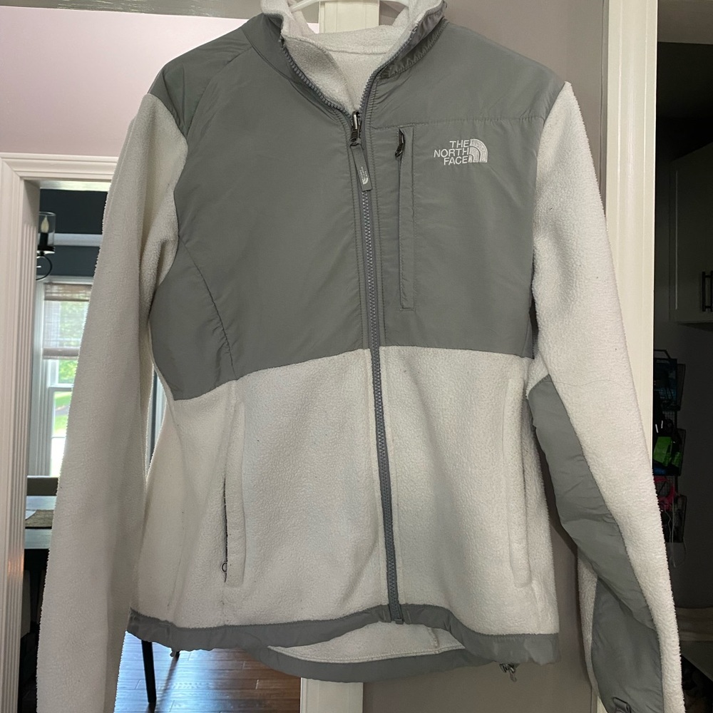 North face thick fleece jacket